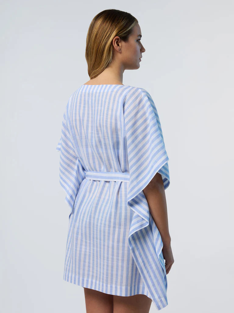 North Sails Short Sleeve Dress - Blue/White Stripe