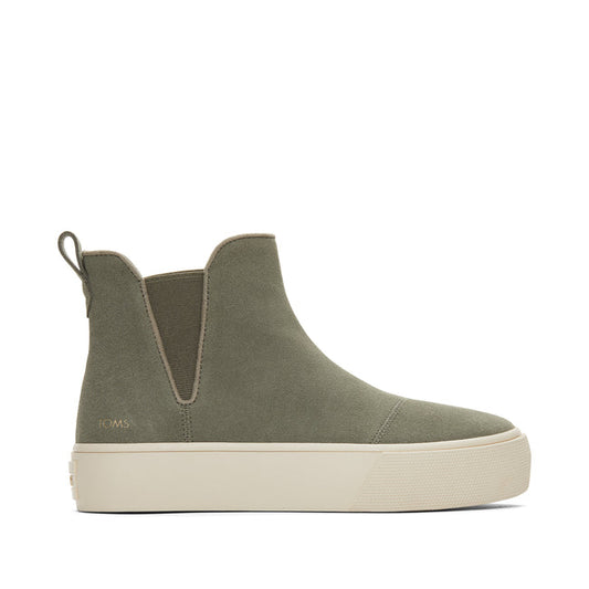 Toms Fenix Platform Chelsea Trainer - Vetiver Grey