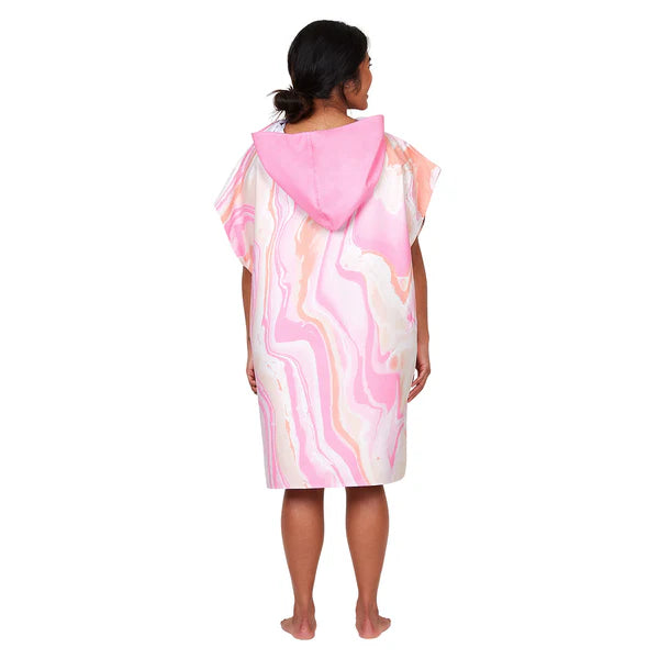 Dock & Bay Poncho Adult - Peach Melba