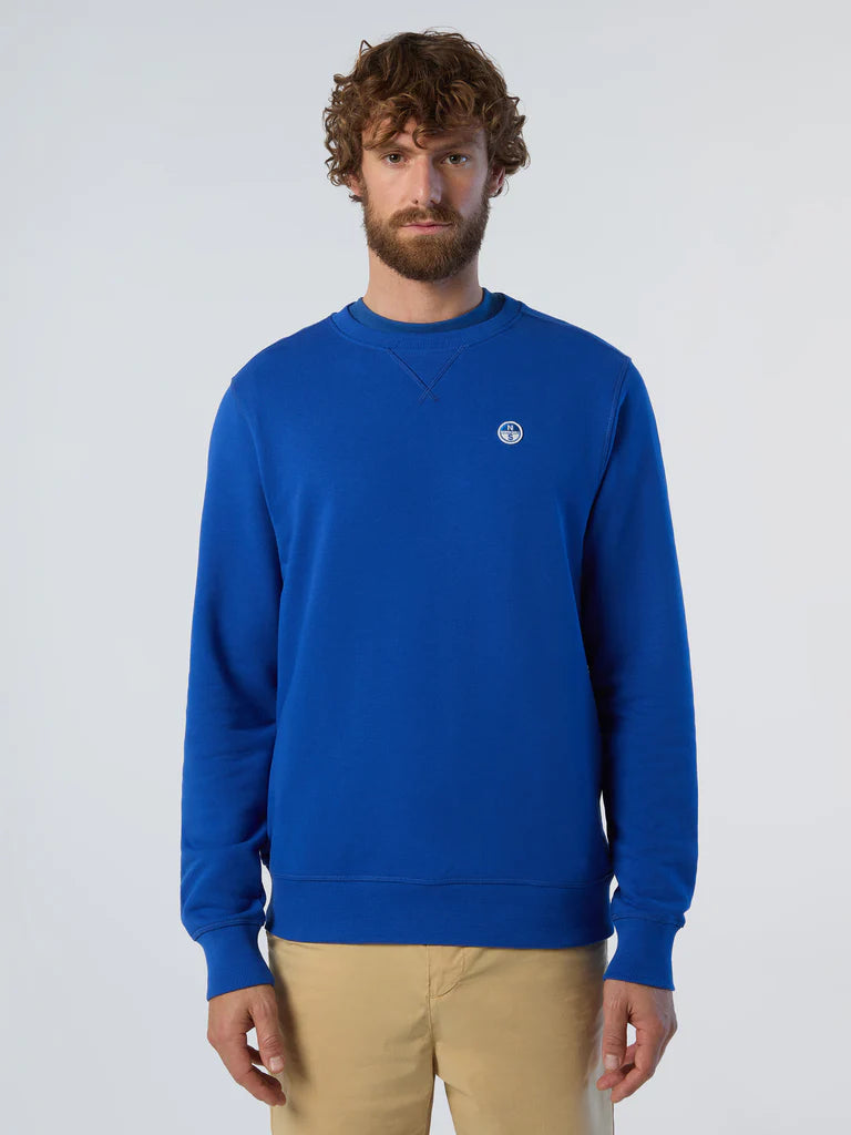 North Sails Crewneck Sweatshirt - Surf Blue