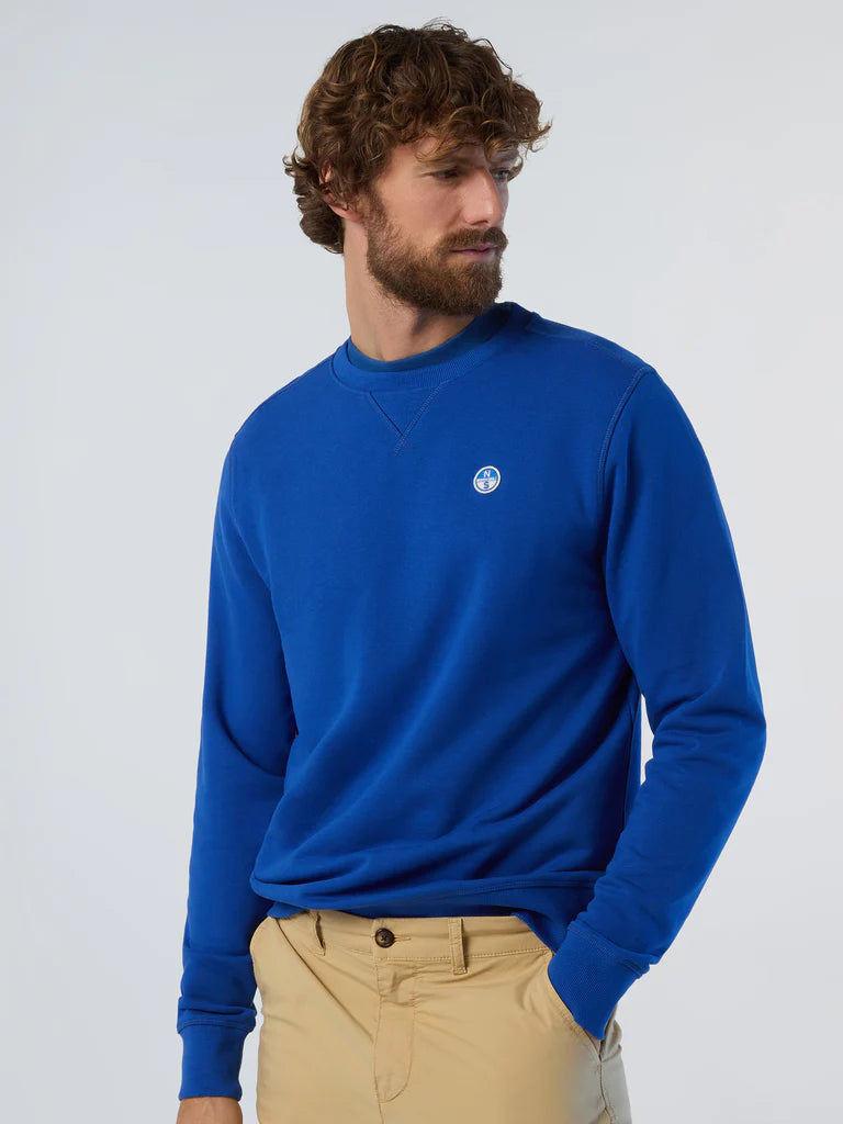 North Sails Crewneck Sweatshirt - Surf Blue