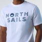 North Sails T-Shirt Line Print - White