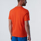 North Sails T-Shirt Line Print - Flame Orange