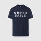 North Sails T-Shirt Line Print - Navy Blue