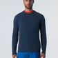 North Sails Crewneck Knitwear 12GG - Navy Blue