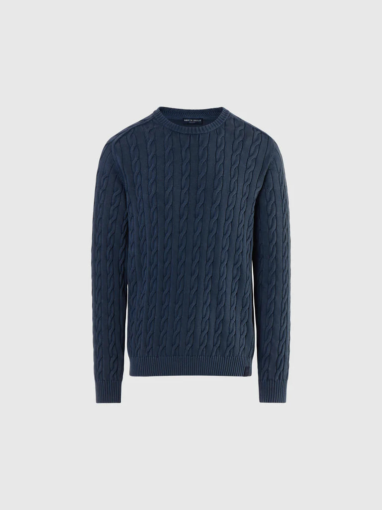 North Sails Crewneck Knitwear 12GG - Navy Blue