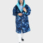 dryrobe Advance Long Sleeve - Blue Camo/Blue