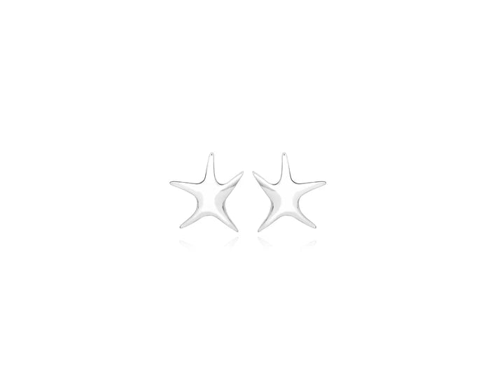 Harbour Silver Novelty Polish Starfish Studs