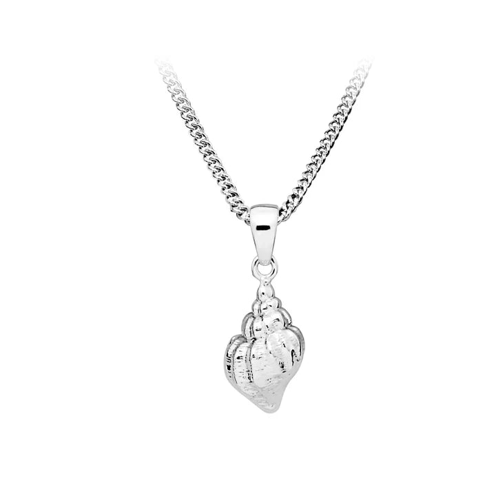 Harbour Silver Conch Shell Design Pendant