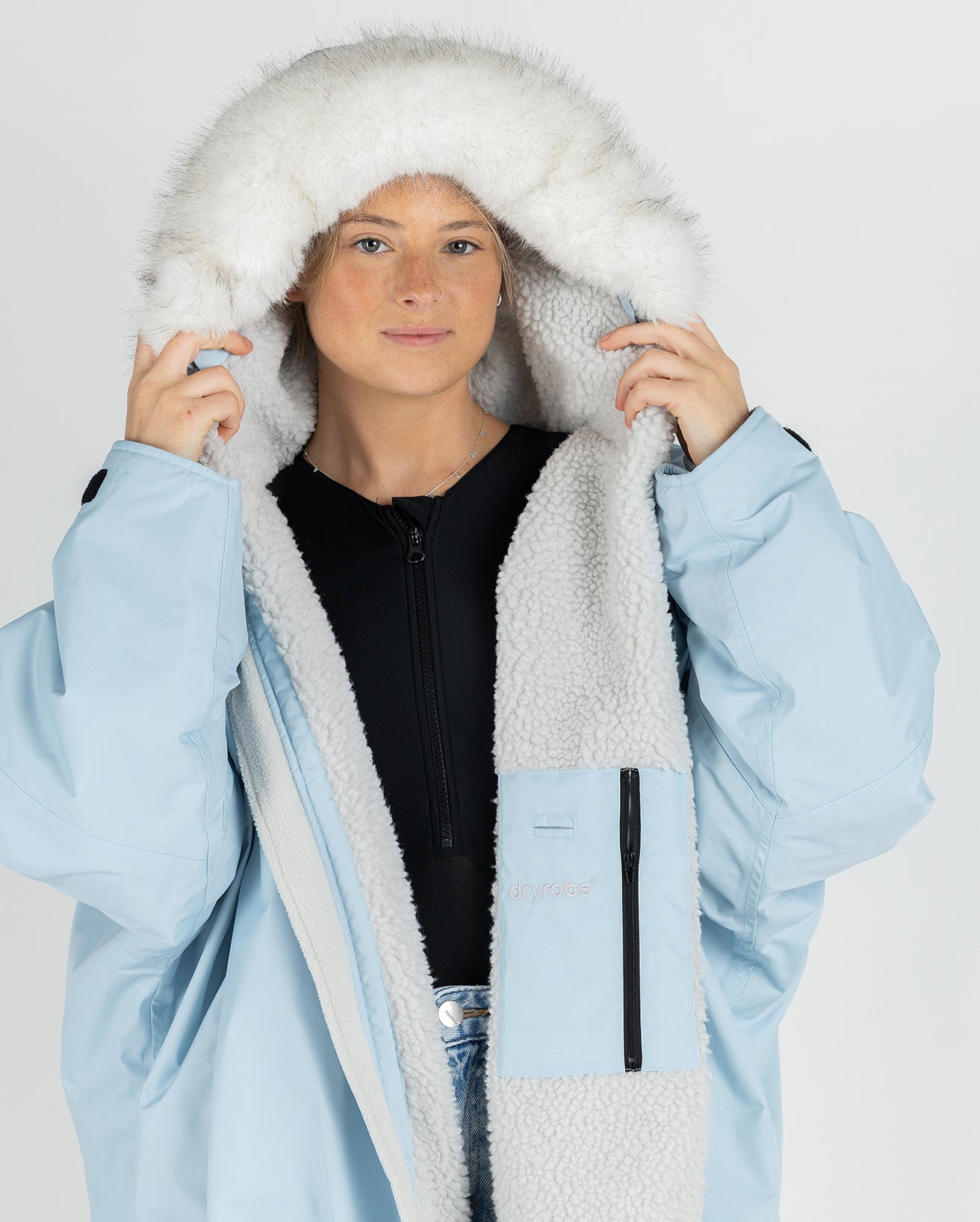 Dryrobe Advance Long Sleeve - Alpine Ice Blue - Special Edition