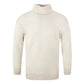 J M Cooper Merino Submariner Jumper - Ecru