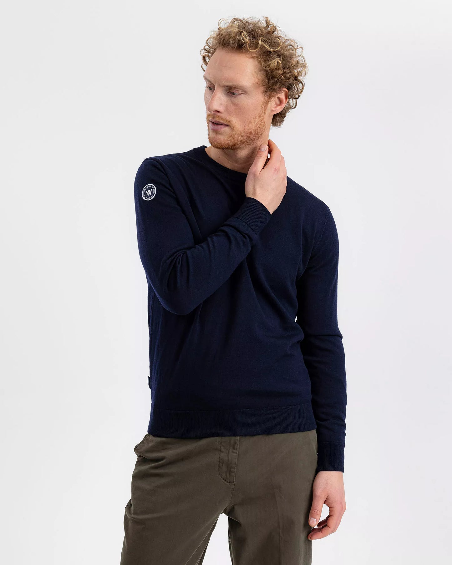 Holebrook Jesper Crew Windproof - Dark Navy