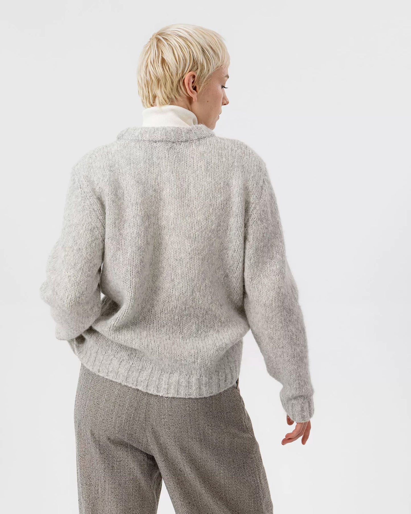 Holebrook Maja Crew - Light Grey Melange