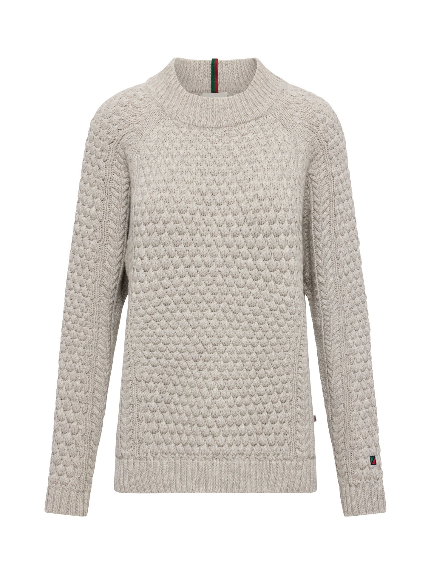 Red Green Jamile Bobble Knit - Off White Melange