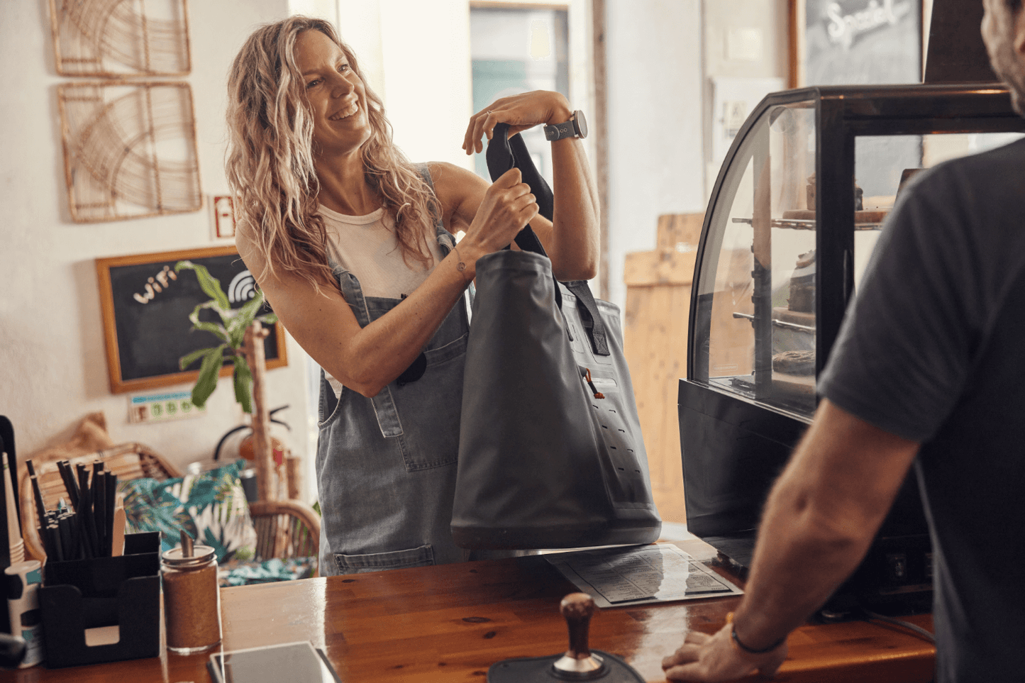 Red Paddle Co Waterproof Tote Bag - Obsidian Black