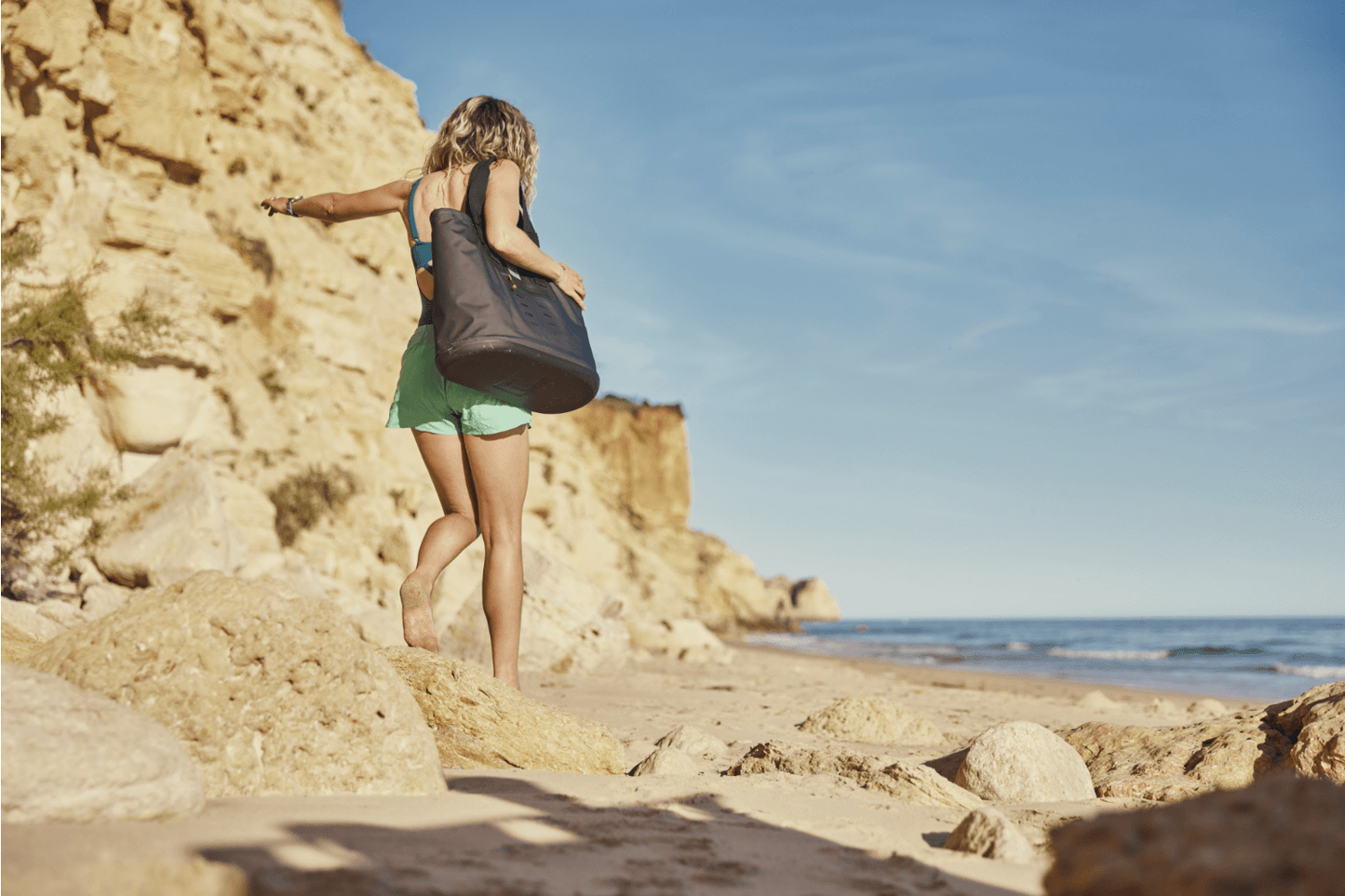 Red Paddle Co Waterproof Tote Bag - Obsidian Black