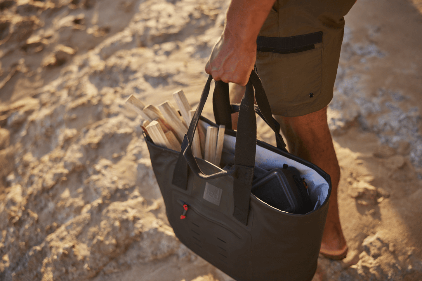 Red Paddle Co Waterproof Tote Bag - Obsidian Black