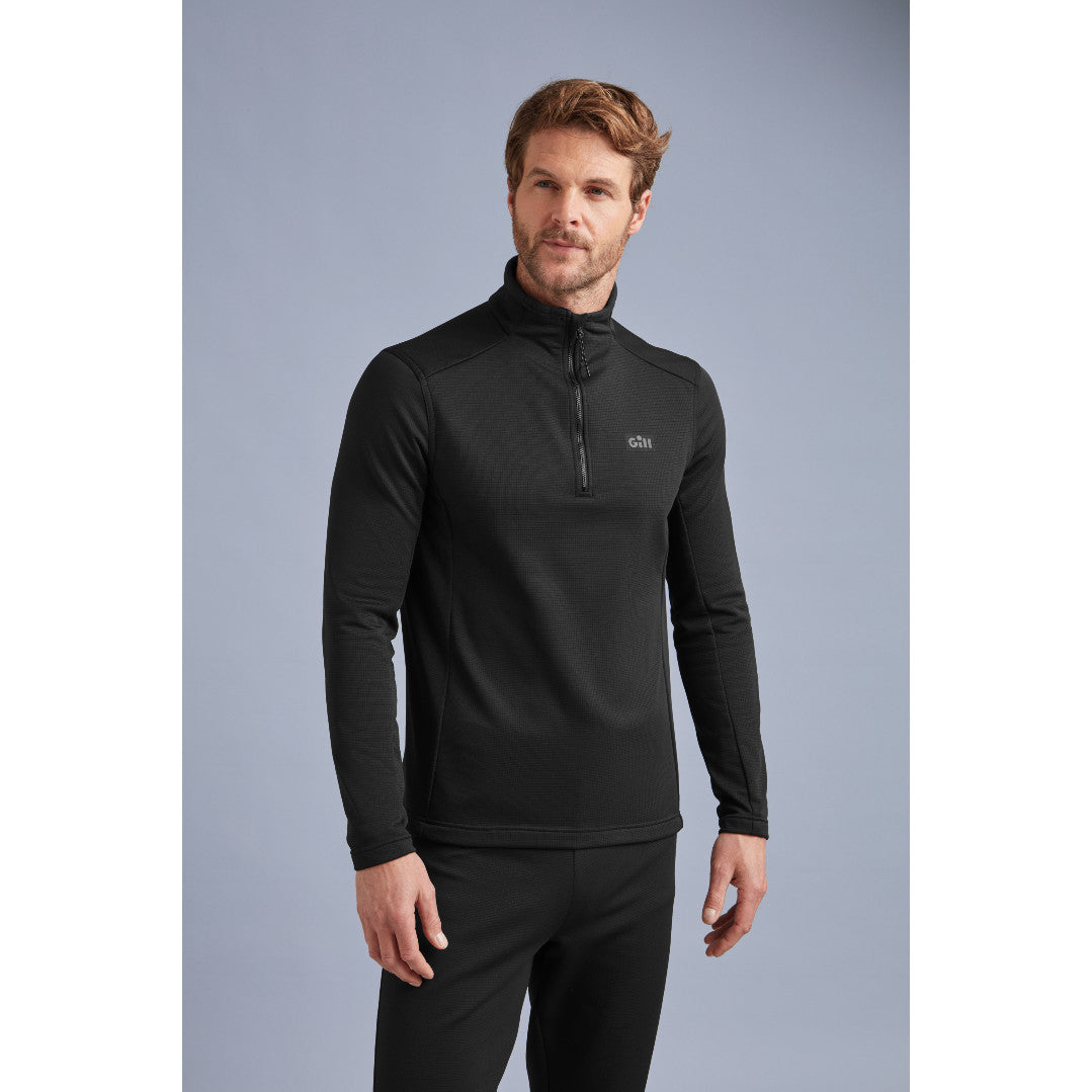 Gill Quest 1/4 Zip Top - Black