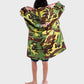 Dryrobe Advance Kids Short Sleeve - Camo/Pink