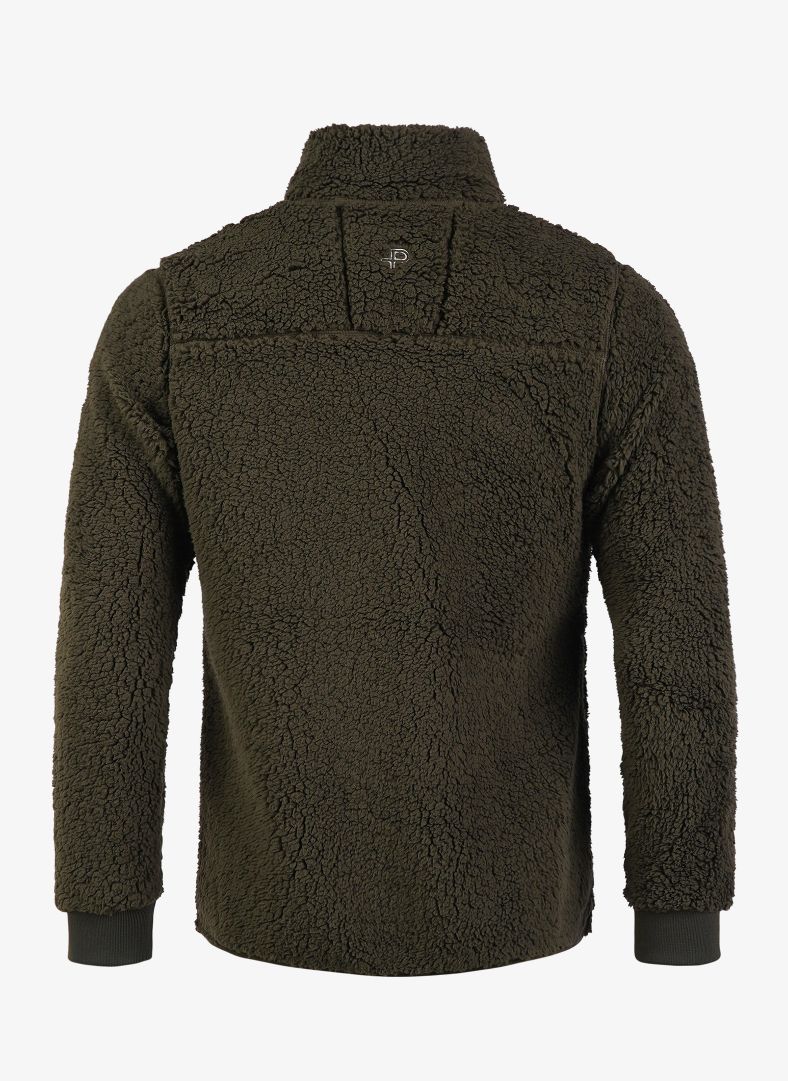 Pelle P Sherpa Sweater - Khaki Green