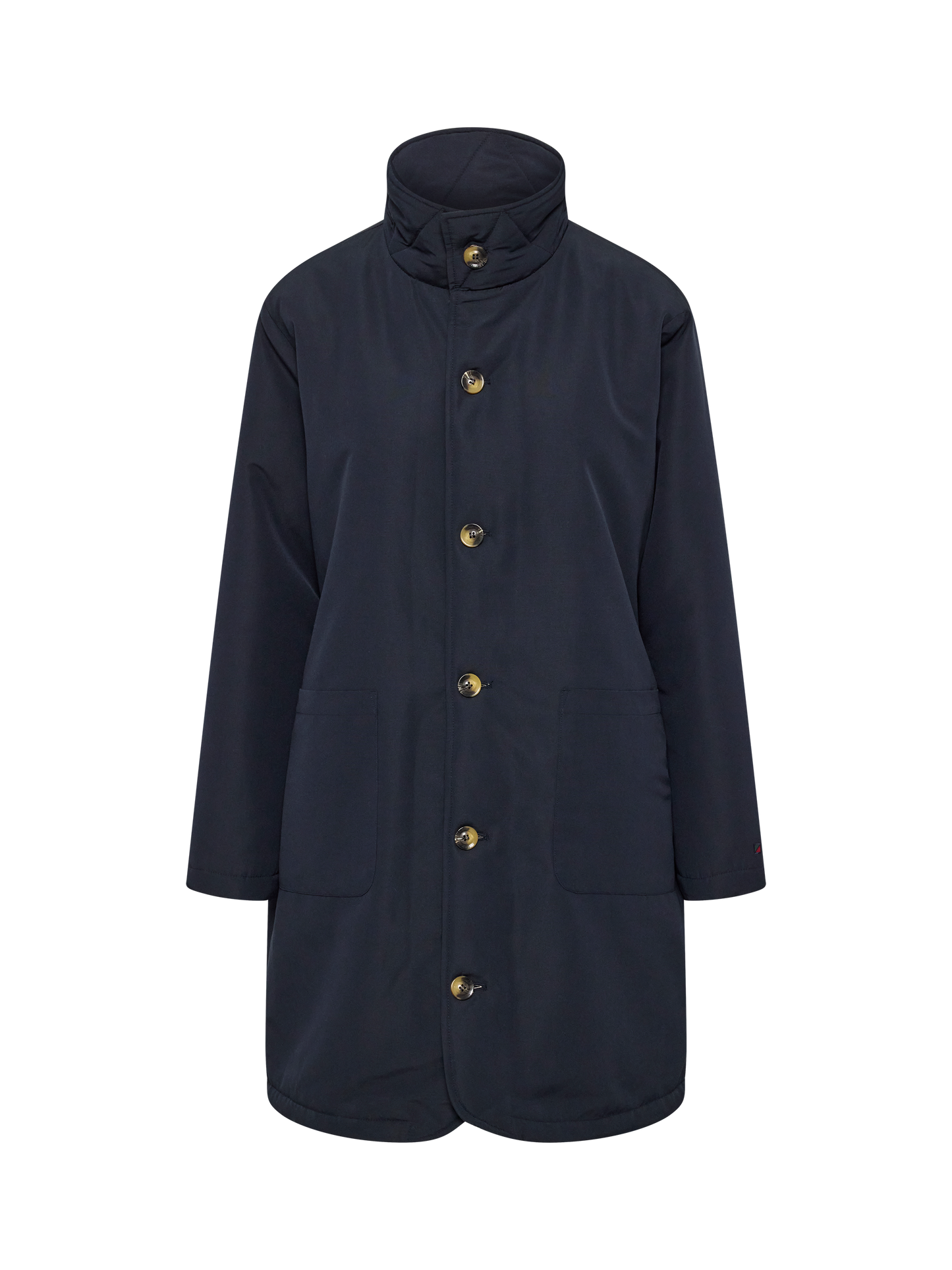 Red Green Stacia Reversible Coat - Dark Navy