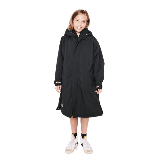 Red Paddle Co Pro Dry Change Robe Kids - Black