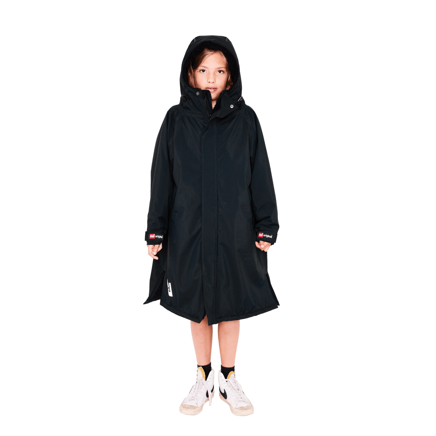 Red Paddle Co Pro Dry Change Robe Kids - Black