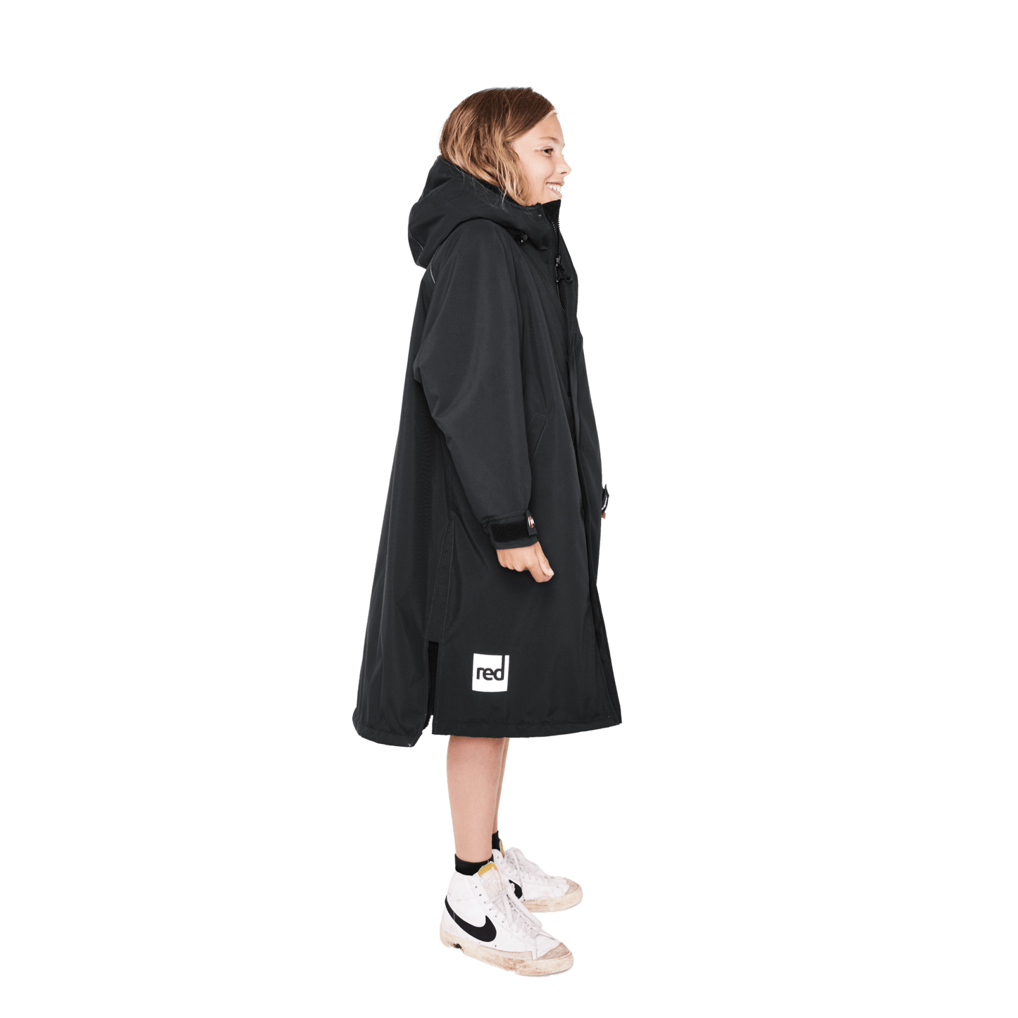 Red Paddle Co Pro Dry Change Robe Kids - Black