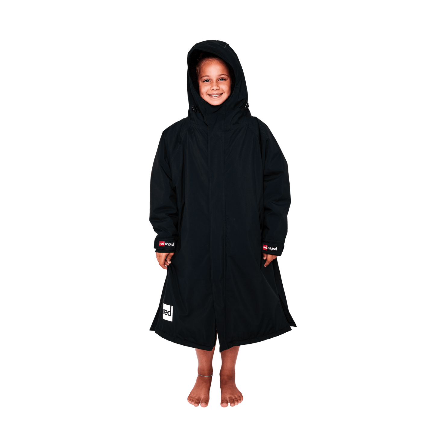 Red Paddle Co Pro Dry Change Robe Kids - Black