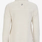 Pelle P Womens Sherpa Sweater - Cream White