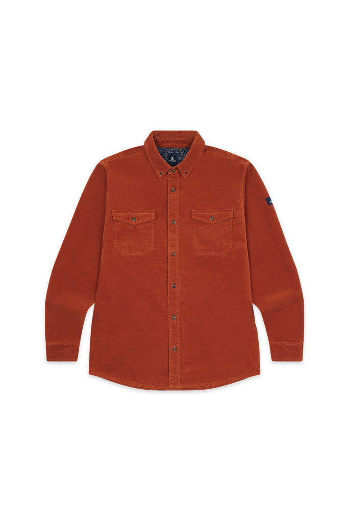 Mousqueton Brezhon Corduroy Mens Shirt - Cuivre