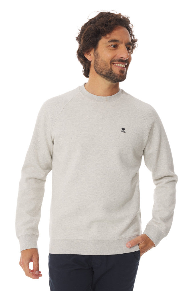 Mousqueton Douai Mens Sweatshirt - Gris Chine