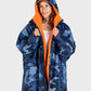 dryrobe Advance Long Sleeve - Blue Camo/Orange