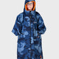 dryrobe Advance Kids Long Sleeve - Blue Camo/Orange