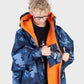 dryrobe Advance Kids Long Sleeve - Blue Camo/Orange