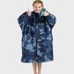 dryrobe Advance Kids Long Sleeve - Blue Camo/Blue