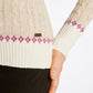 Dubarry Thornfield Womens Fair Isle Knit - Oat