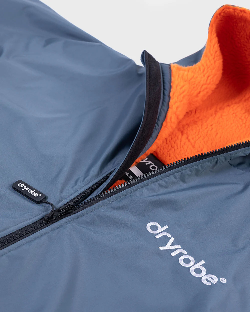 dryrobe Advance Long Sleeve - Dark Grey / Orange