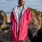 dryrobe Advance Long Sleeve - Pink / Light Grey