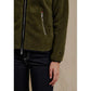 Red Green Sansa Teddy Fleece - Olive Green