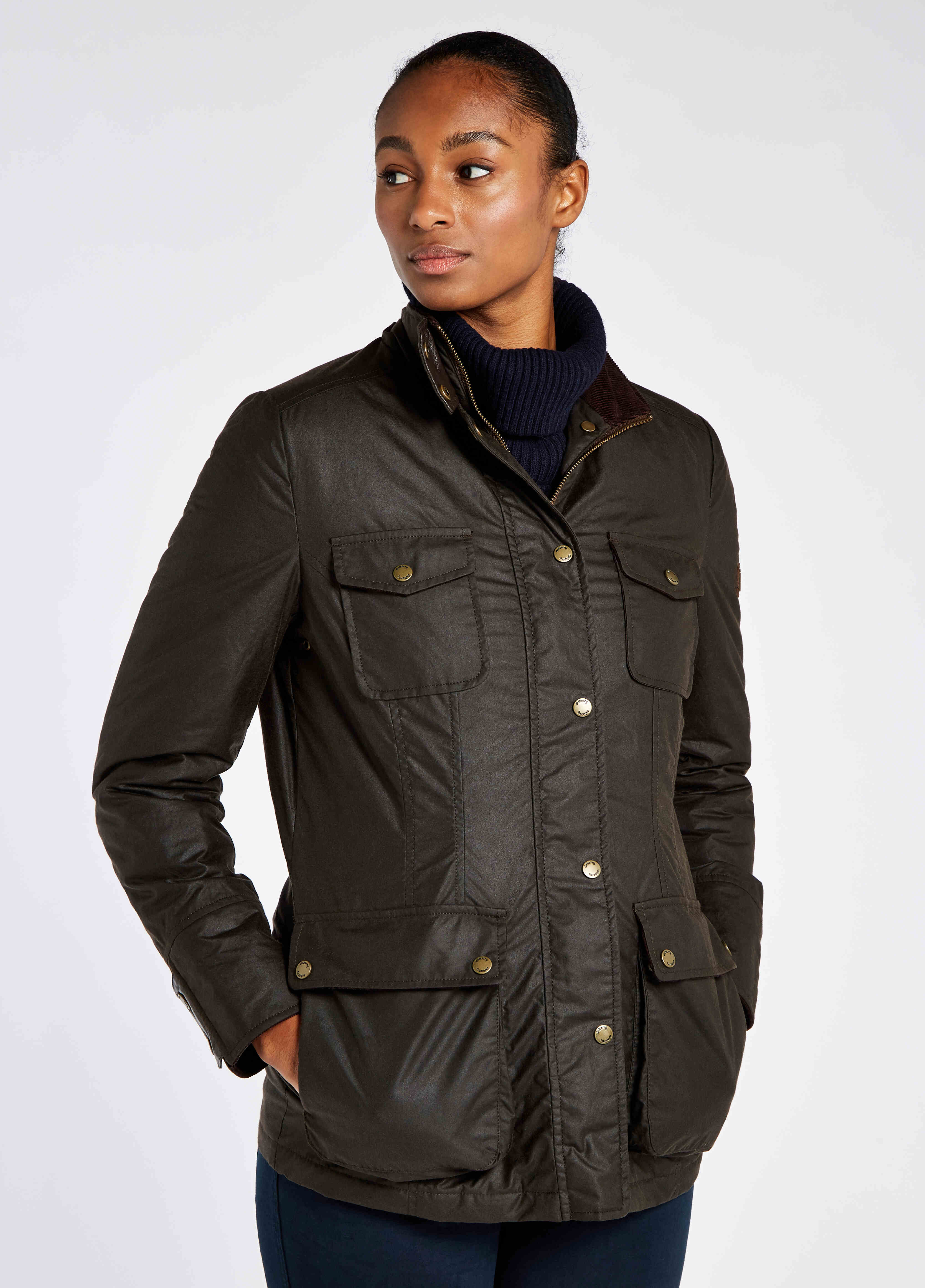 Barbour wharf shop waxed cotton jacket